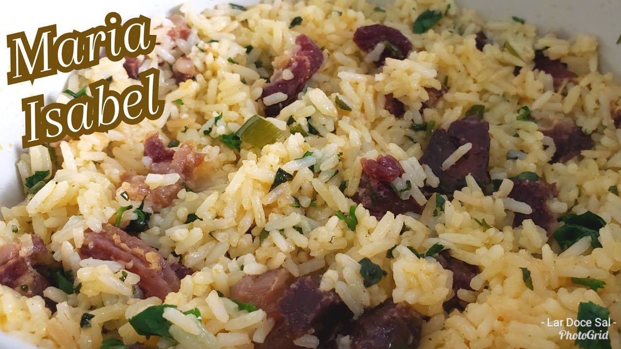 ARROZ MARIA ISABEL ARROZ COM CARNE DE SOL 11 receita de Maria Isabel