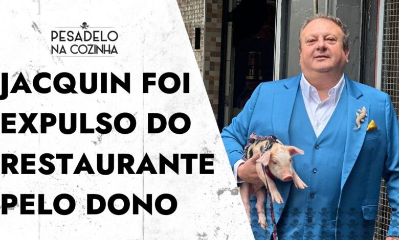 Jacquin é expulso de restaurante depois de chamar família do dono de 'porca' 15 *