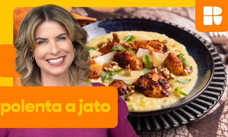 Polenta cremosa com abobrinha A JATO | Rita Lobo | Cozinha Prática 11 *