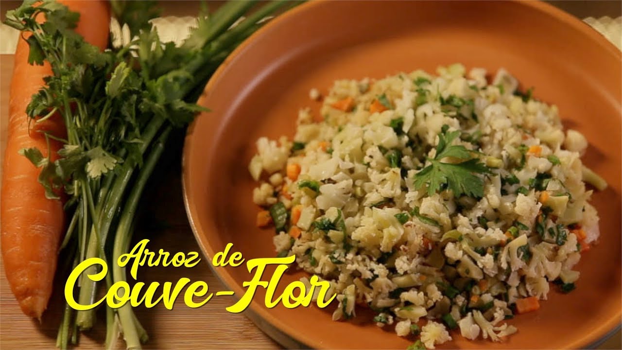 ARROZ DE COUVE-FLOR - Luciano Bruno #nacozinhacomluciano 11 Arroz de couve-flor (fit)