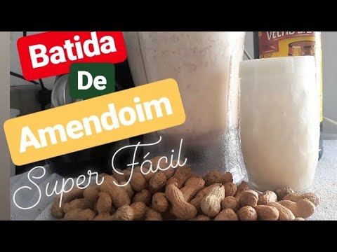 Batida de amendoim