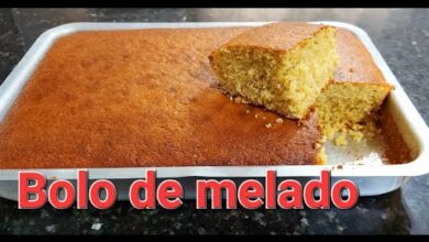 Bolo de melado de cana