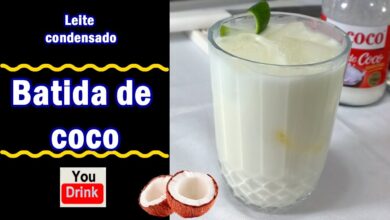 Batida de leite condensado