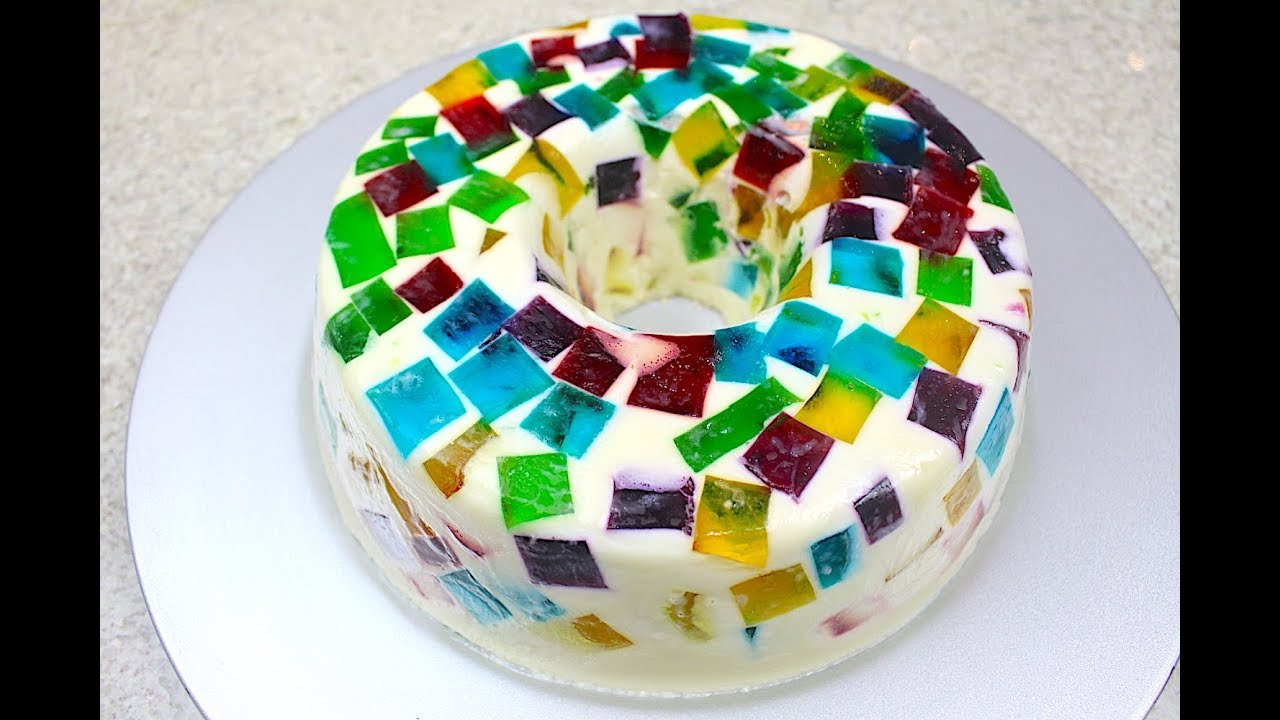 GELATINA COLORIDA - SOBREMESA RÁPIDA E MARAVILHOSA - SUPER GOSTOSA - MOSAICO - Isamara Amâncio 11 Gelatina colorida
