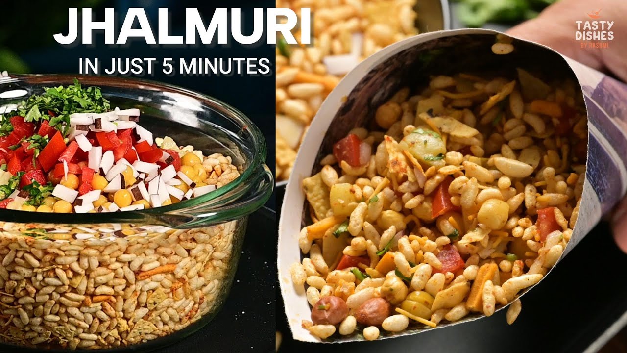 Receita Indiana: Melhor receita de Jhalmuri | Faça um autêntico lanche de arroz tufado bengali em casa 11 *