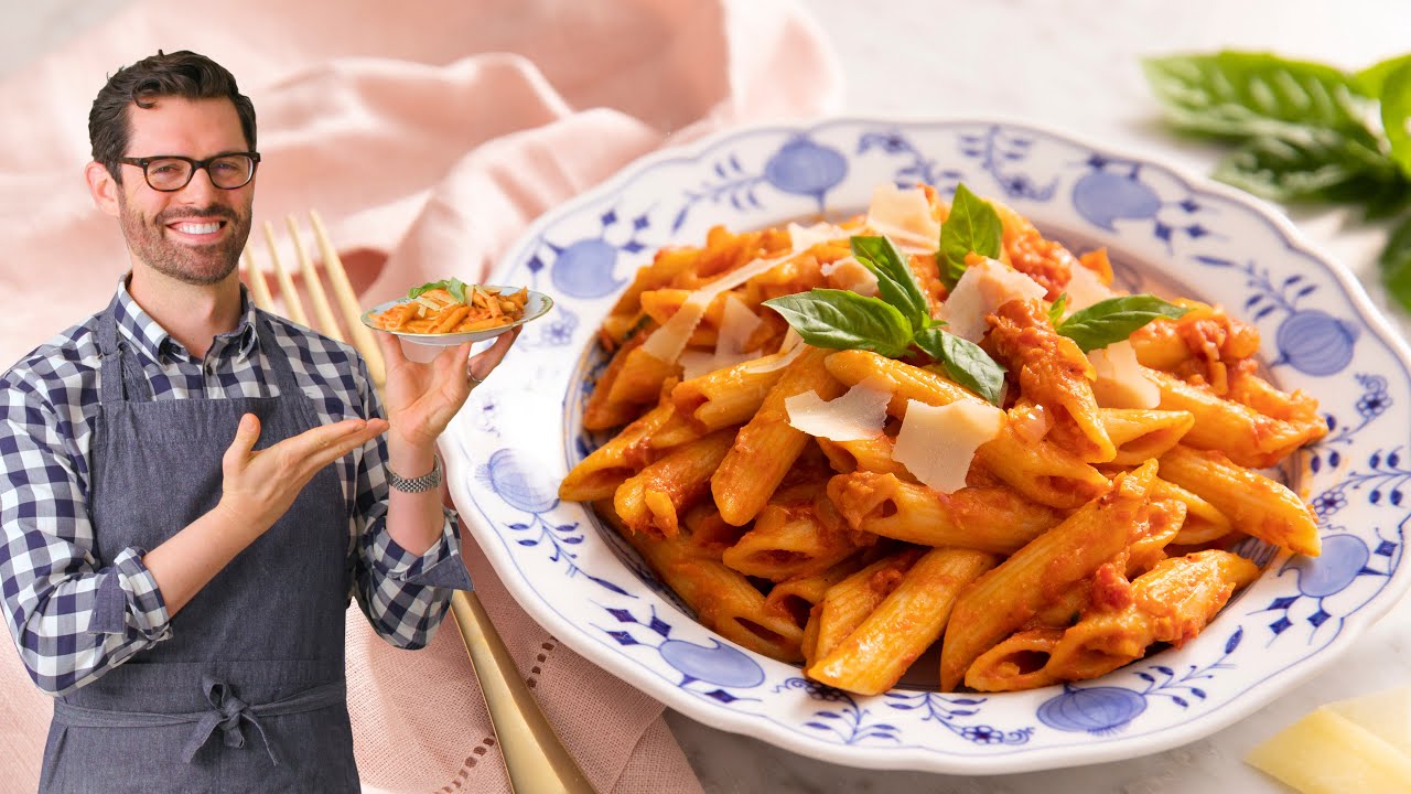 Receita Italiana: Canetas de vodka 11 Penne alla Vodka