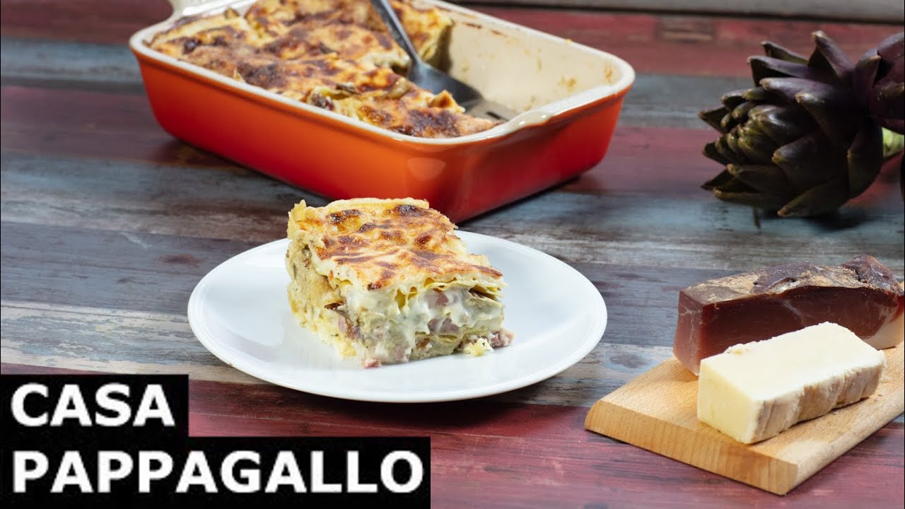 Receita Italiana: Lasanha para alcachofras S3 - p35 11 Lasagne ai Carciofi