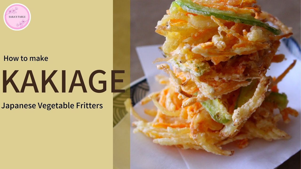 Receita Japonesa: Kakiage; Como fazer Kakiage crocante e saboroso. 11 Kakiage - Mixed Tempura Fritters