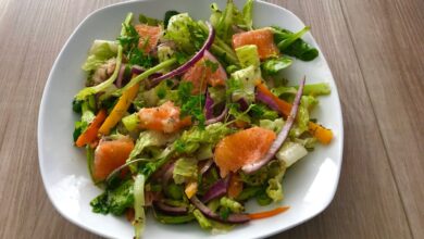 Receita Russa: Salada de dieta com salada laranja 🍊 Dethy com laranja 🍊 Tasty Reabuking 20 *