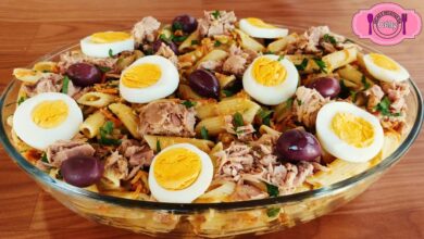 SALADA DE MACARRÃO COM ATUM SUPER DELICIOSO 15 receita de Salada de atum