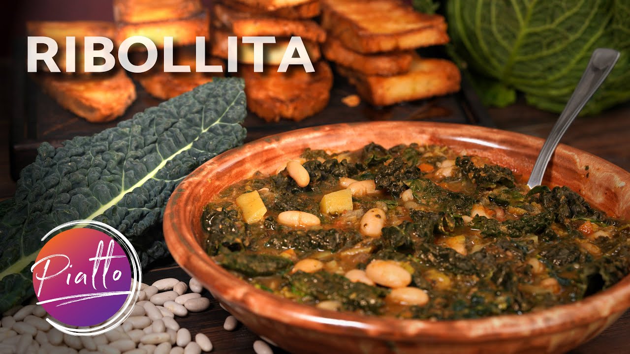 Receita Italiana: Ribollita Toscana - Autêntica e Rusping - Sopa Toscana com repolho preto 11 Ribollita