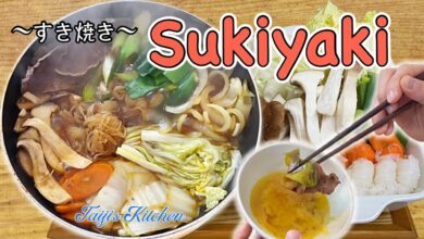 Sukiyaki - Hot Pot with Beef and Vegetables