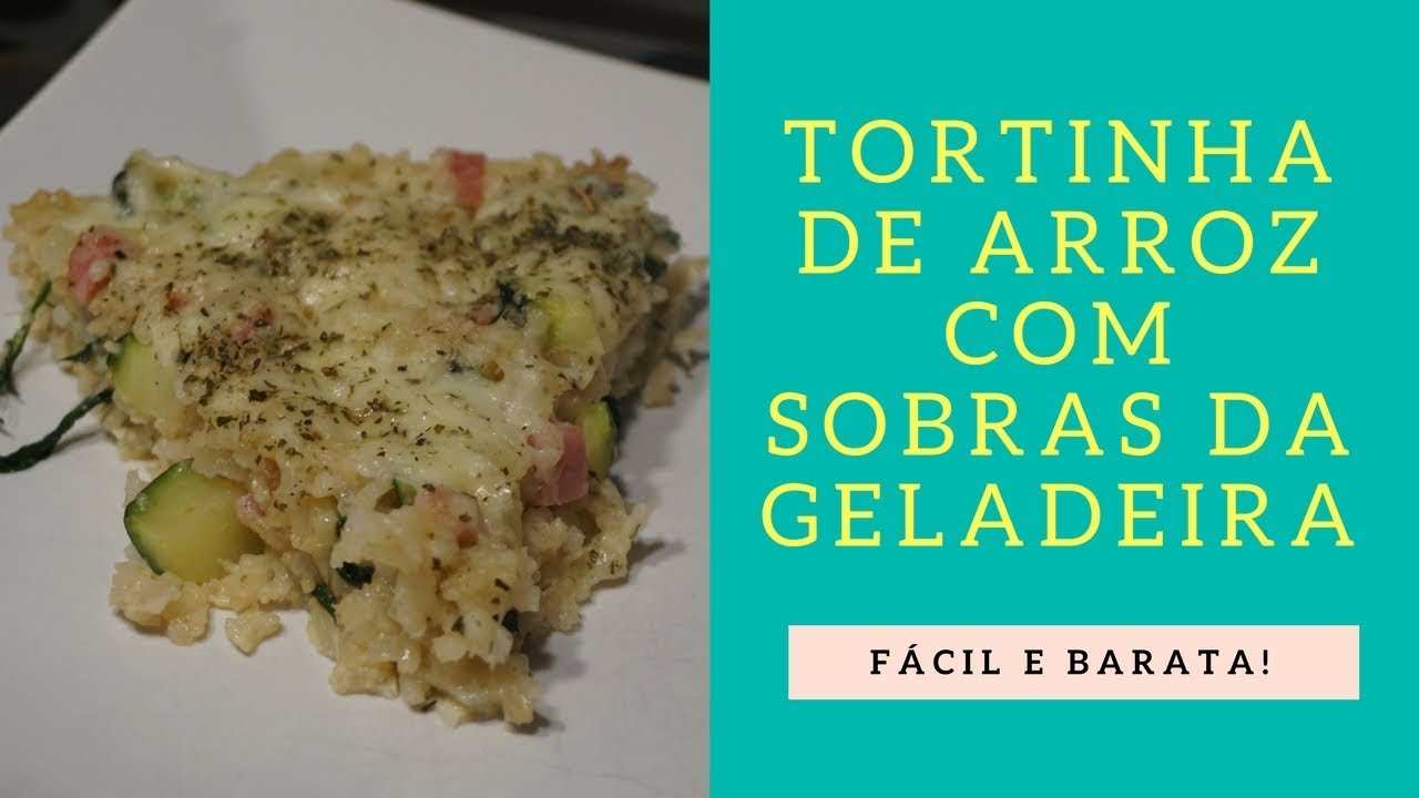 Torta de arroz integral com vegetais